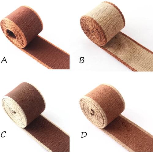Brown color Cotton webbing 1 1/2 inches Purse bag webbing Belt Dog Collar Webbing High quality fabric for bag strap ,key fob