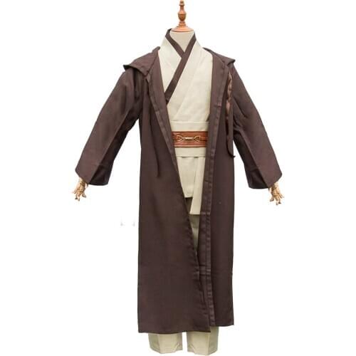 Star Wars cosplay costume set anime jedi knight Obi-Wan Anakin Skywalker halloween Darth Vader costumes clothing