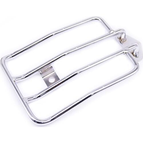 Motorcycle Chrome Solo Seat Luggage Carrier Rack Support For Harley Sportster Iron 48 883 XL1200