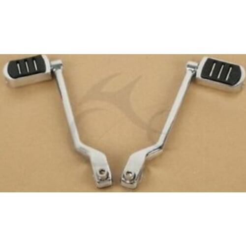 Motorcycle Left Heel Shift Lever w/ Shifter Peg For Harley Touring Road King 1988-2018 Trike 08-18 FL Softail 86-17 Black/chrome