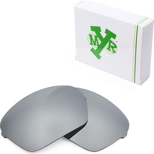Mryok POLARIZED Replacement Lenses for Oakley Half X Sunglasses Silver Titanium