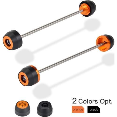 Motorcycle Front Rear Axle Slider Wheel Fork Crash Protector For KTM 1050 1190 1290 Adv Super Adventure R S 2013-2019