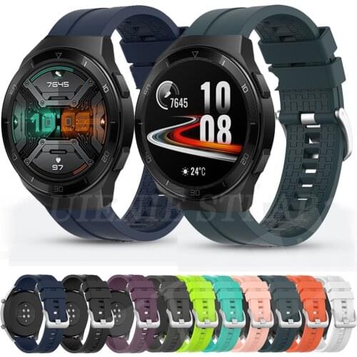 For Huawei Watch gt 2e 46mm GT 2 gt2e Strap Silicone watchbands Sport Bracelet 22mm Watch band For Honor magic Watch 2 46mm
