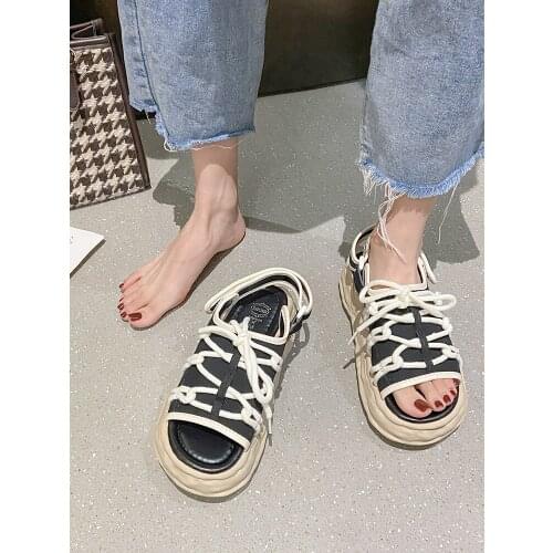 All-Match Thick-Soled Increased Ladies Sandals Summer New Fashion Trend Casual Sports Sandals