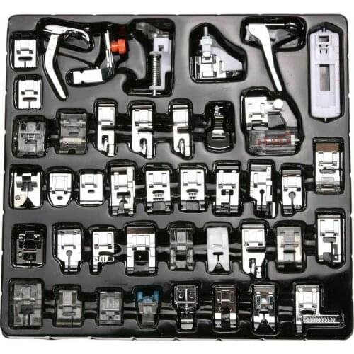 Sewing Machines Suppliers 48 PCS Presser Feet Fits Singer,Brother,Janome,Elna, Kenmore,low Shank Machines