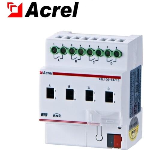 ASL100-S4/16 KNX system 4 channel switch control for smart lighting