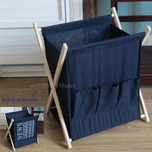 Nordic Folding cloth Storage Basket Table Organizing Magazine Organizing Home Decoration Magazine Holder Table Organizer