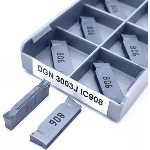 Turning tools DGN3003J / DGN3003C IC908 CNC Lathe Insert Carbide grooving insert for cutting tool токарный станок по металл