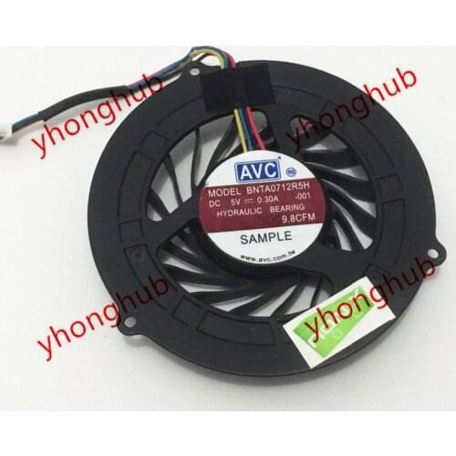 AVC BNTA0712R5H -001 DC 5V 0.30A 4-wire 70x70x11.5mm Server Cooling Fan