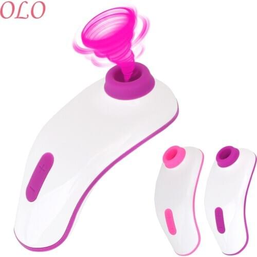 OLO Sucker Vibrator For Clitoris 10 Modes Nipple Sex Toys For Women Female Masturbator Vacuum Suction Vibrator Adults Products