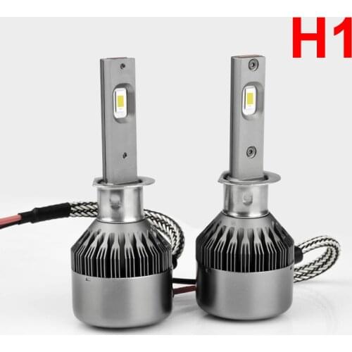 1 Set H1 H4 H7 H11 9005 9006 9012 60W 6000LM 5D LED Headlight Super Slim Conversion Kits FLIP Chips All-in-one Pure White 6000K