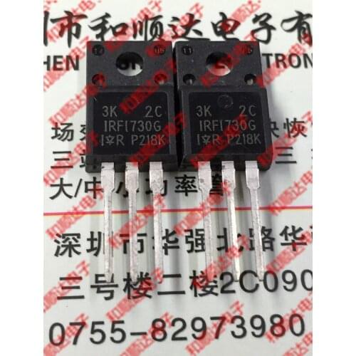 10pcs/lot IRFI730G New Spot TO-220F 400V 3.7A