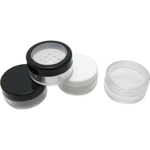 100 x 5g Loose Powder Case With Sifter Cosmetic Case Eye Shadow Container Power Container Cream Jar Cosmetic Packaging