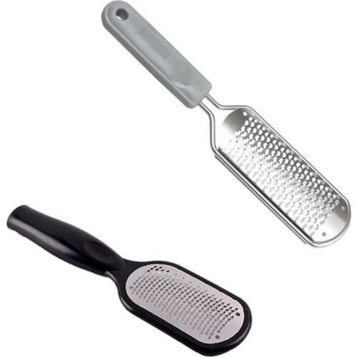 2 Pcs Colossal Foot Rasp Foot File and Callus Remover,Best Foot Care Pedicure Metal Surface Tool Black & Silver