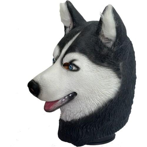 2021 Halloween Animal Dog Mask Latex Animal Head Mask for Halloween Costume Party Props Hotsale