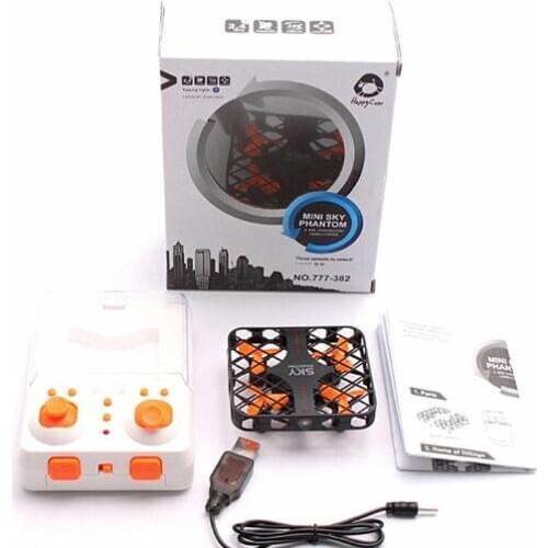 777-382 Remote control quad UFO aircraft mini drone remote-controlled aircraft toy Childrens educational interactive toys