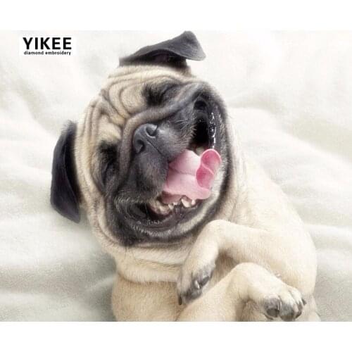 Painting diamond full,mosaic diamond,diamond embroidery bulldog