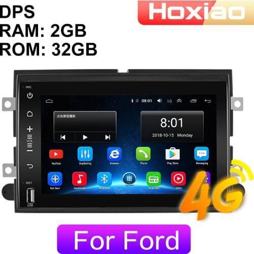 4G Android 2 Din Car Radio multimedia player For Ford F150 F250 F350 500 Explorer Focus Fusion Mustang Edge Navigation GPS 2DIN