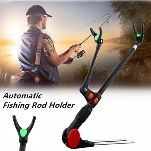 Automatic Telescopic Fishing Rod Holder Outdoor Adjustable Folding Carp Fishing Tackle