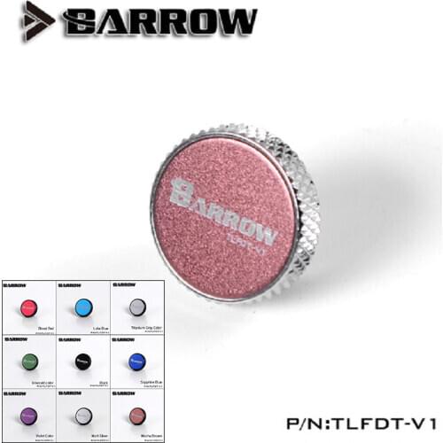 Barrow TLFDT-V1 Stop plug,Aluminum alloy sand blasting Edition Finish fitting ,water cooler heatsink gadget
