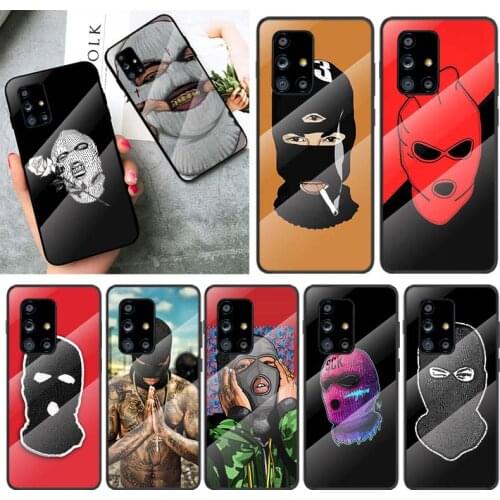 Tempered Glass Cover Headgear Sexy For Samsung Galaxy A91 A81 A72 A71 A52 A51 A41 A31 A21S A11 A01 Phone Case