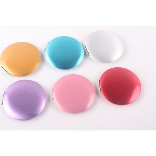 Customized Compact make-up mirror Portable METAL ALUMINUM COSMETIC MIRROR PROMOTION GIFT #18068C