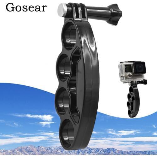 Gosear Selfie Mount Ring Finger Grip Bracket Monopod for Gopro Hero 5 4 3 2 Xiaomi Yi 2 II 4K 4 K SJ Cam SJ5000 SJ6000 Eken H9