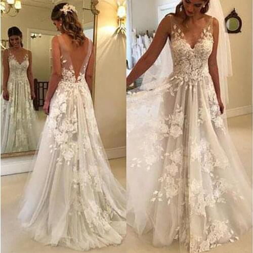Illusion O-Neck Lace Mermaid Wedding Dresses 2020 Sleeveless Backless Bridal Gowns Vestido de Novia Plus Size Wedding Dress Robe