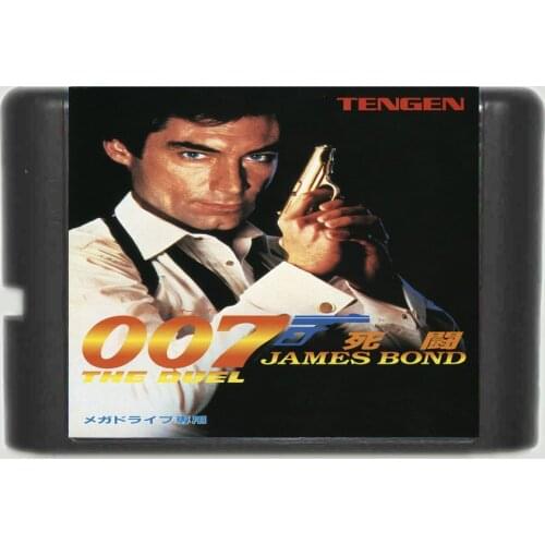 New Arrival James Bond - The Duel 16 bit MD Game Card For Sega Mega Drive For Genesis