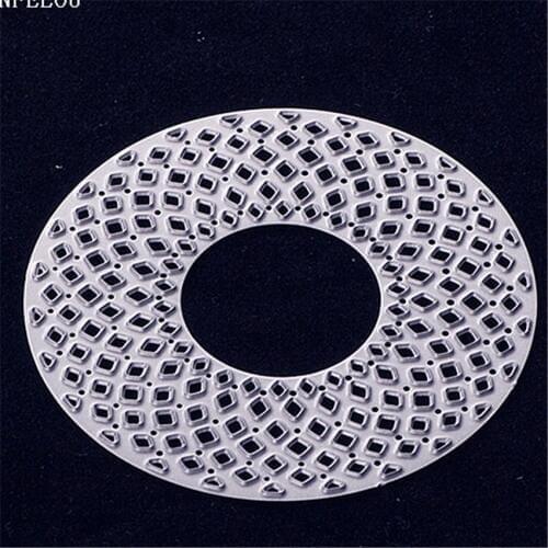 PANFELOU Easter Close the circle card album paper die metal craft stencils punch cuts dies cutting