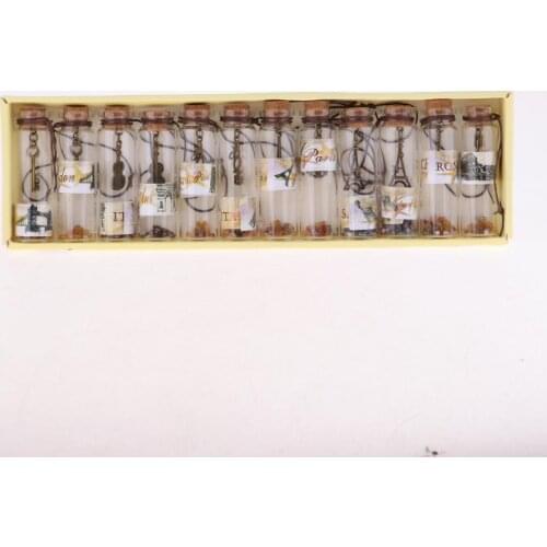 MagiDeal 12Pcs Empty Glass Wish Bottles Vilas Jars with Cork for Message Storage Wedding Favors Decoration Gift