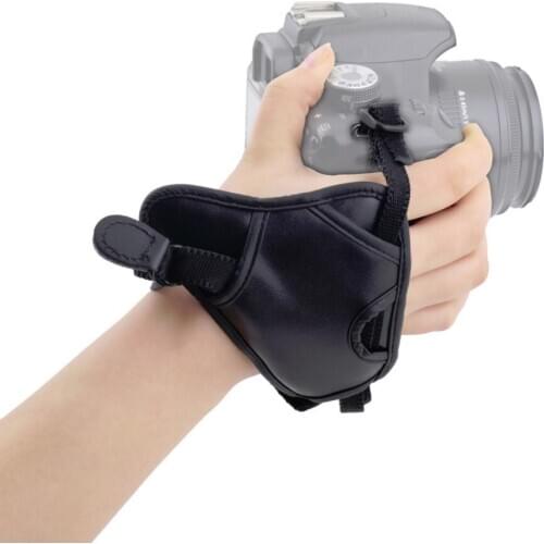 DSLR Camera PU Leather Grip Rapid Wrist Strap Soft Camera Hand Grip for Sony Canon Nikon Olympus Panasonic Samsung Fuji Fujifilm