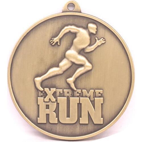 3D sports medal cheap custom made antique gold medal high quality metal running game medals