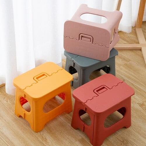Folding stool home folding chair portable outdoor travel simple kitchen seat home space saving living room furniture strong