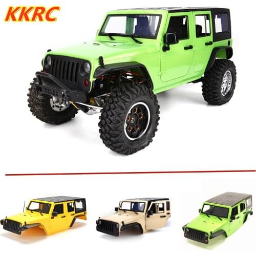 KIT Available RTR 313mm Body Wheelbase Body Shell Cage for 1/10 RC Crawler Car SCX10 SCX10 II TRX4 90046
