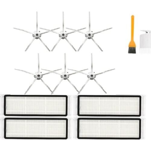 Main Brush Side Brush HEPA Filter Mop Cloth Replacement for Xiaomi Roborock S6 Pure S6 MaxV Vacuum Cleaner Parts