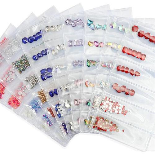 1bag Multi Shape Rhinestones AB Diamond Gem Crystal DIY Resin Jewelry Craft Stuff Nail Art Decor Accessories Cabochons