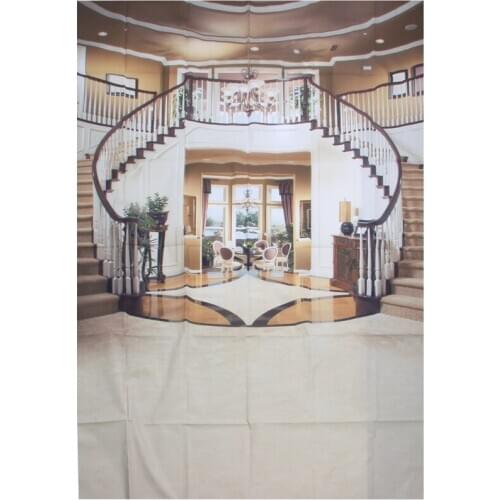 5X7Ft Vinyl Photography Staircase Background Photo Backdrop Props For Studio