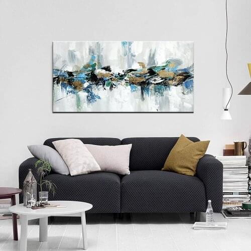 Abstract Oil Painting Handmade Landscape On Canvas Wall Art Paintings For Bedroom Living Room Home Decore Hand Painted Pictures