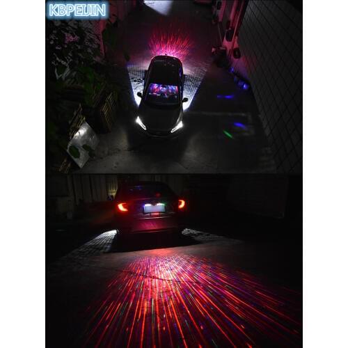Car Styling Car Angel Wings lights LED welcome Projector Light for SUBARU Forester 2014 2016 2009 Outback impreza Accessories