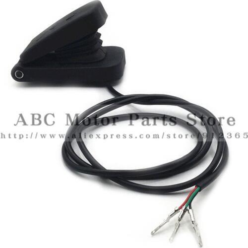 Free Shipping Black Plastic ATV Foot Throttle Accelerator Throttle Speed Control Pedal Fit For Electric Bike Scooter Quad Boat