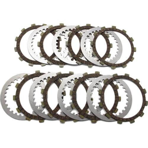 Clutch Friction Disc Plate For Yamaha SRX400 3VN1/3VN2/3VN5 SRX600 SZR660 For DERBI Mulhacen 659 OEM:5Y1-16331-01 5Y1-16321-00