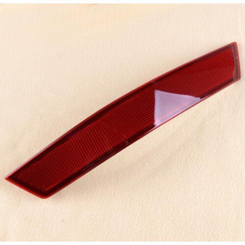 DWCX 1648200374 Left Rear Bumper Reflector Lens Light Lamp Cover ABS Red Fit for Mercedes-Benz ML-Class W164 ML350 ML500 ML550