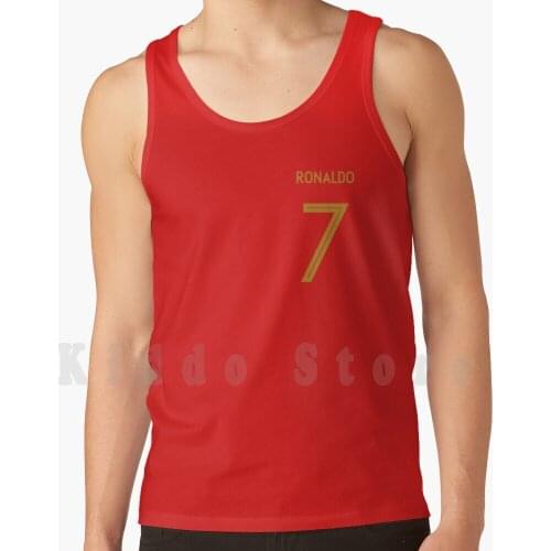 Christiano Ronaldo Portugal Jersey 2020 Tank Tops Vest Sleeveless Christiano Ronaldo Portugal 2020 Kids Euro Ballon