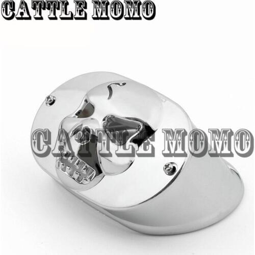 Lamp Cover Motorcycle Skull Brake Tail Light Cover For Harley Sofitail 1996-08 2007 2006 2005 2004 2003 2002 2001 2000 1998 1997