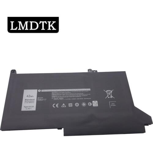 LMDTK New DJ1J0 PGFX4 ONFOH Laptop Battery For Dell Latitude 12 7000 7280 7380 7480 Tablet PC