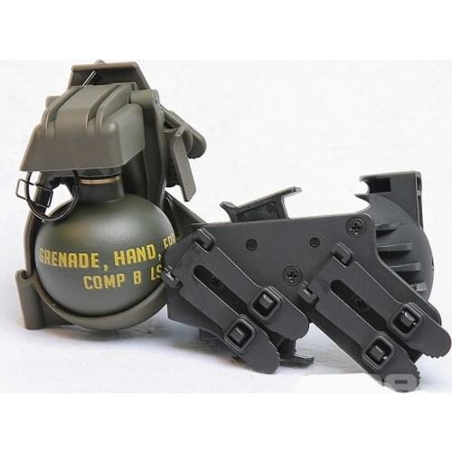 NEW FMA1332 Nylon M67 Gren Pouch Dummy Model Quick Release Holder BK/OD for Vest Molle System