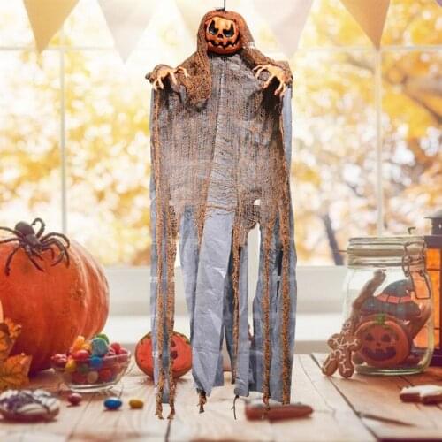 New Hot!Halloween Decoration Prop Ghost Hanging Decorations Pumpkin Skeleton Hanging Ghost For Yard Porch Bar Party Supplier