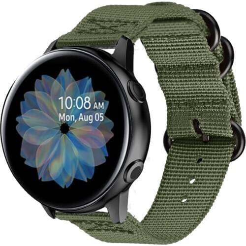 2020 new strap 20 mm watch activity for Samsung Galaxy system bandwidth 240 mm 44mm Correia nylonbracelet for Huami Amazifit GTS