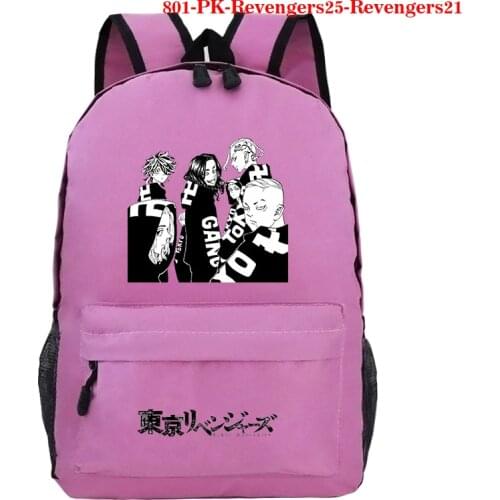 Tokyo Revengers Print Teen Backpack Girls Boys School Bags Fashion Anime Tokyo Revengers Laptop Backpack Anime Bags Men Rucksack